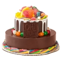 Hand Made Dome Belgian Chocolate & Candies 2-Tier SMASH CAKE