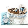 Mirror Tray Baby Boy carriage Gift Basket