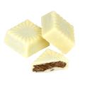 White Square Praline Chocolate Truffles - 5 LB Box