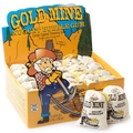 Gold Rocks Nugget Bubble Gum Sacks - 24CT Box