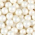 White Shimmer Pearl Mini Gumballs 