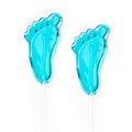 Blue Baby Feet Twinkle Pops - 24-Pack