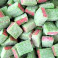 Watermelon Licorice Sour Gummy Cubes