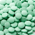 Green Pucker Pieces Candy Tablets - Green Apple