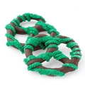Chocolate Covered Pretzels with Green Nonpareils - 10CT Box