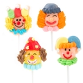 Purim Mini Clown Jelly Pops - 12CT