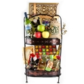 Giant Holiday Double Stacked Gift Basket