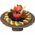 Dried Fruit & Apple Footed Gift Tray 