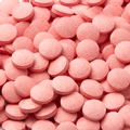 Pink Pucker Pieces Candy Tablets - Strawberry