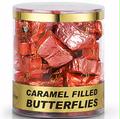 Caramel Filled Milk Chocolate Butterflies - 35CT Tub