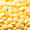 Yellow Pucker Pieces Candy Tablets - Banana