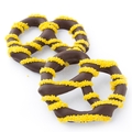 Chocolate Covered Pretzels with Yellow Nonpareils - 10CT Box