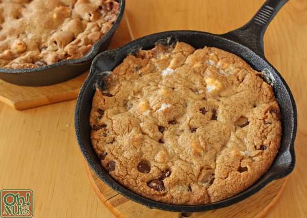 S'mores Rocky Road Skillet Cookies | OhNuts.com