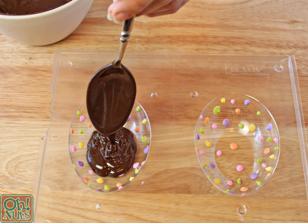 Brownie-Filled Chocolate Easter Eggs | OhNuts.com