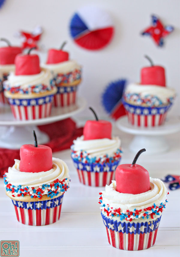 Firecracker Cupcakes | OhNuts.com