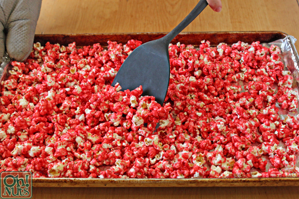 Perfectly Pink Valentine's Day Popcorn | From OhNuts.com