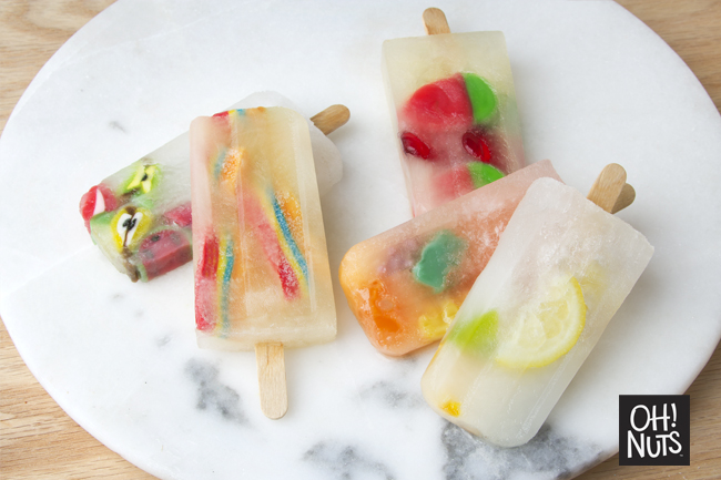 Summer Candy Ice Pops | Oh Nuts Blog