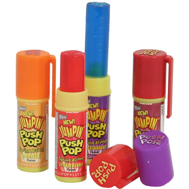 at tilføje forlade stak Topps Jumpin' Push Pop - Push Pops Candy • Oh! Nuts®