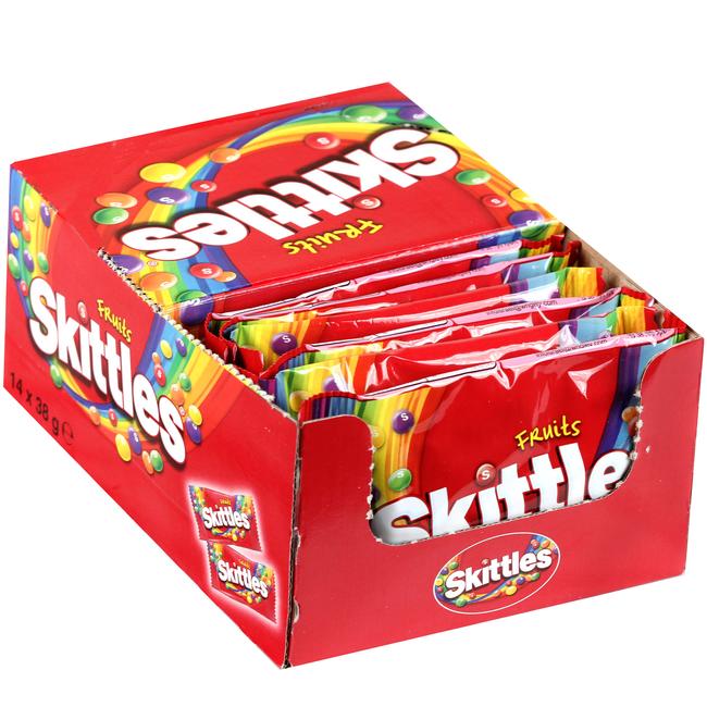Kosher Skittles Candy Original Fruits 1 35 Oz 14ct Box