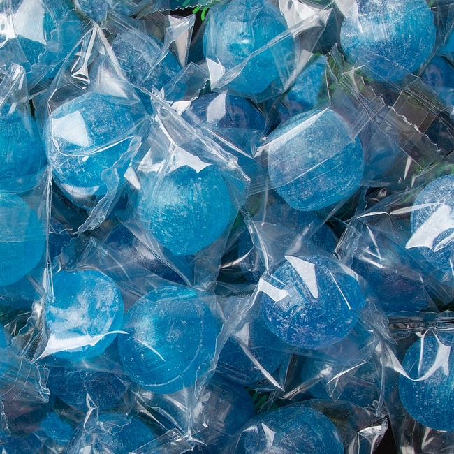Ice Blue Mint Balls • Wrapped Candy • Bulk Candy • Oh! Nuts®