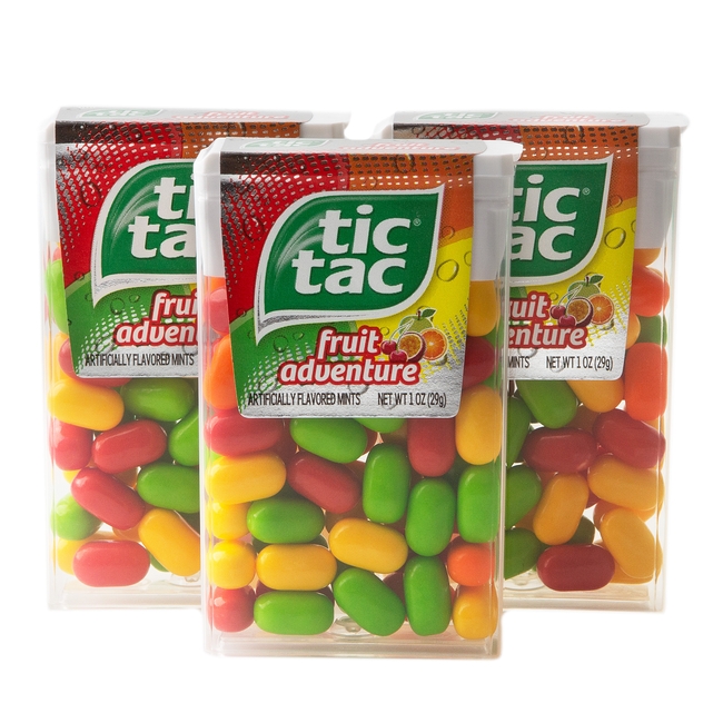 Tic Tac Fruit Adventure Mint Candy Dispensers 12ct Candy Mini Packs Bulk Candy Oh Nuts