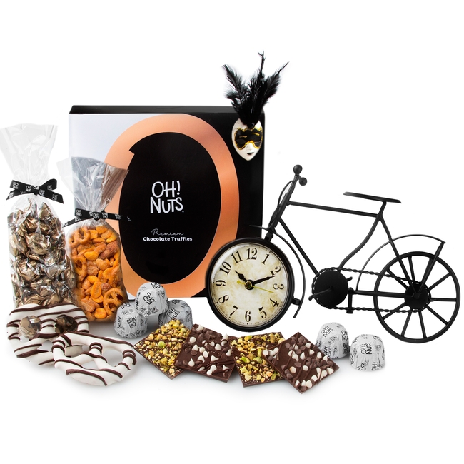 Free Wheeler Purim Metal Bike Desk Clock Shalach Manos Gift