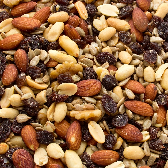 Raisin Nut Trail Mix - Salted • Bulk Snack Mixes, Granola & Veggies • Oh!  Nuts®