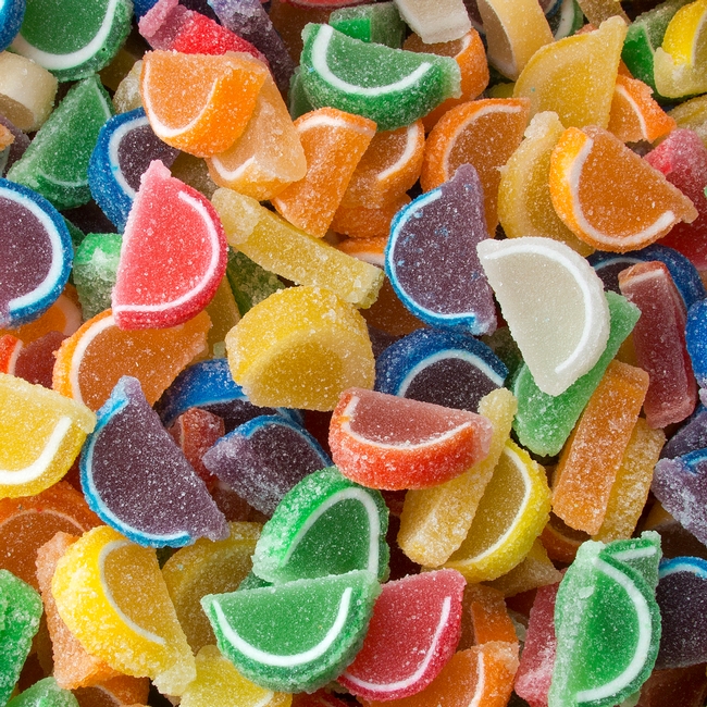 Mini Assorted Fruit Slices • Gummies & Jelly Candy • Bulk Candy