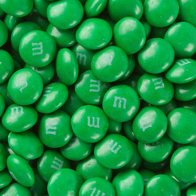 Green M&M's Candy 10lb - Milk Chocolate