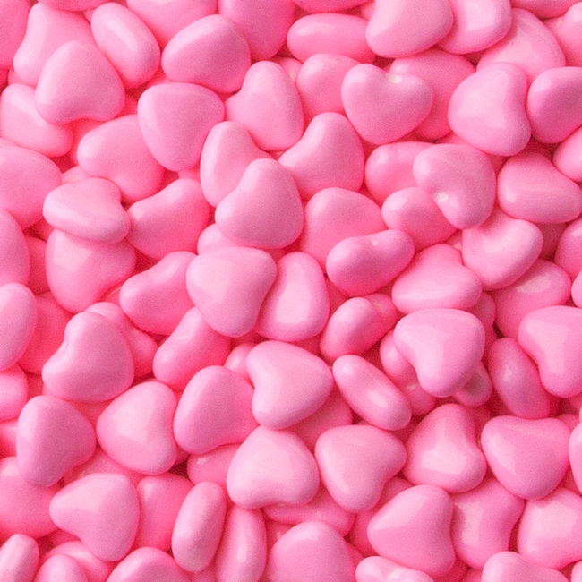 Pink Heart Pressed Candy • Unwrapped Candy • Bulk Candy • Oh! Nuts®