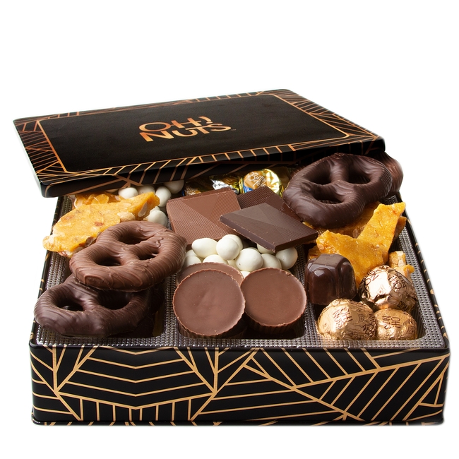 Oh! Nuts Gourmet Chocolate Square Gift