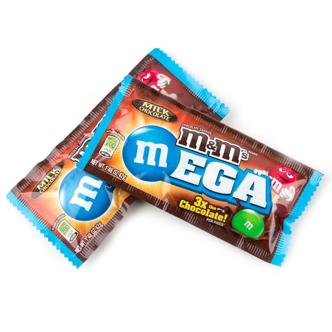 M&Ms® Mega - 24 / Box - Candy Favorites