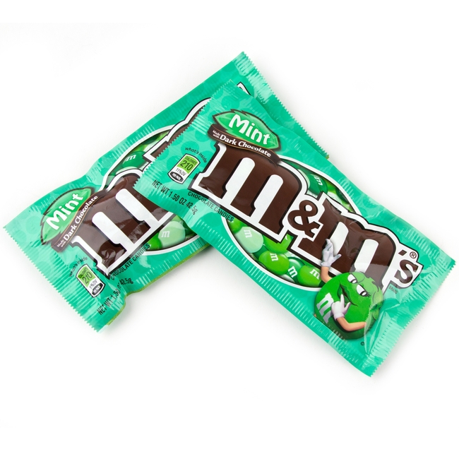 M M Dark Chocolate Mint 24ct Chocolate Mini Pack S Bulk Chocolate Oh Nuts