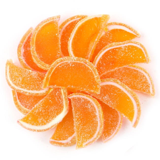 Orange Jelly Fruit Slices