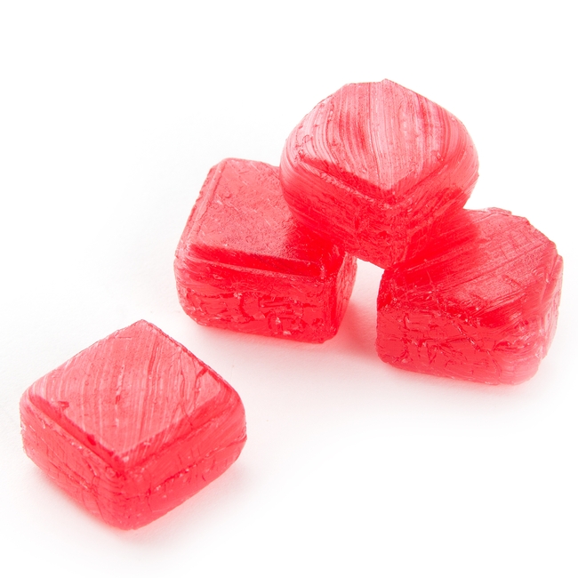 Sour Cherry Cubes Wrapped Hard Candy • Wrapped Candy • Bulk Candy • Oh!  Nuts®