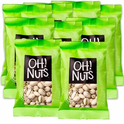Roasted Salted Pistachios Snack Packs - 12PK