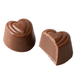 Non-Dairy Brown Coffee Heart Chocolate Truffles