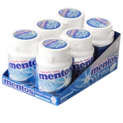 Sugar Free Mentos Pure Fresh Sweet Mint Gum Tubs - 6CT