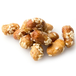 Sesame Honey Glazed Peanuts