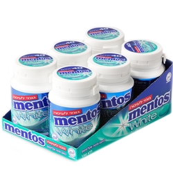 Sugar Free Mentos Pure Fresh Eucalyptus Mint Gum Tubs - 6CT