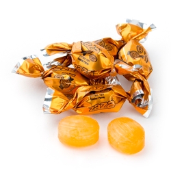 Zaza Mini Orange Foil Hard Candy - Orange