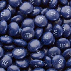 Dark Blue M&M's Chocolate Candies
