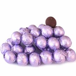 Lavender Foiled Milk Chocolate Balls
