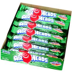 Watermelon AirHeads Taffy Candy Bars - 36CT Case 
