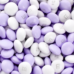 Lavender & White M&M's Chocolate Candy
