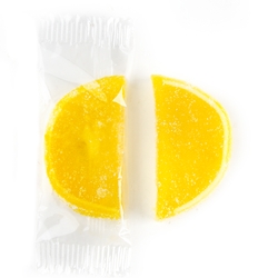 Wrapped Lemon Jelly Fruit Slices