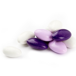 Purple, Lavender & White Jordan Almonds