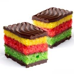Passover Rainbow Cake - 12CT Case