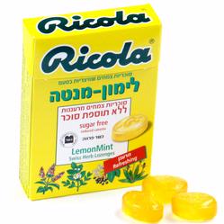 Ricola Sugar Free Lemon Mint Candy Lozenges