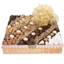 Israel Chocolate & Nut Line-Up Gift Basket